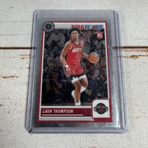 Panini 2023-24 NBA Hoops Premium Stock Amen Thompson #86 Rookie Card Used
